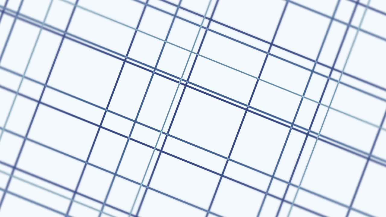 푸른 네온 선의 밝은 기술, 비즈니스 개념, 색 배경에서 회전하는 사각형의 3d 렌더링, 루프 애니메이션