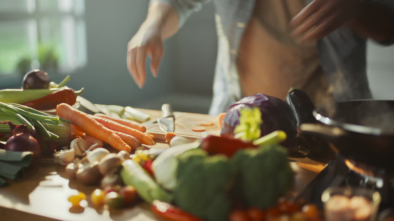 Preparing a Vegetable Medley