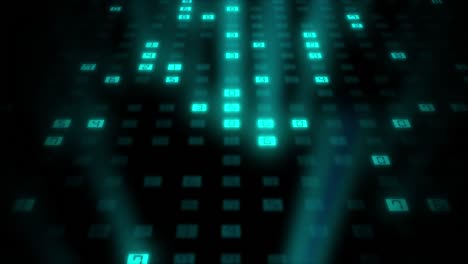 Abstract background with binary code