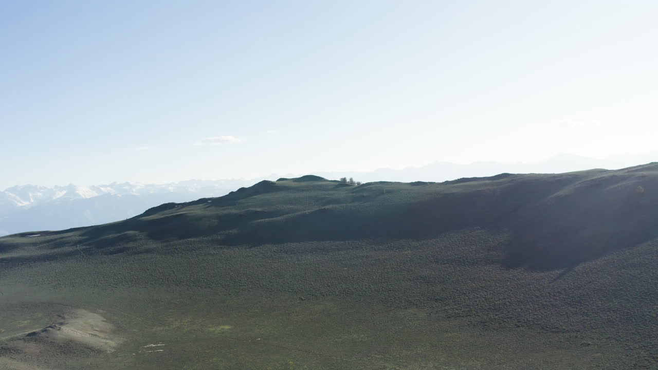 An aerial view of an ancient Bristlecone Pine Forest