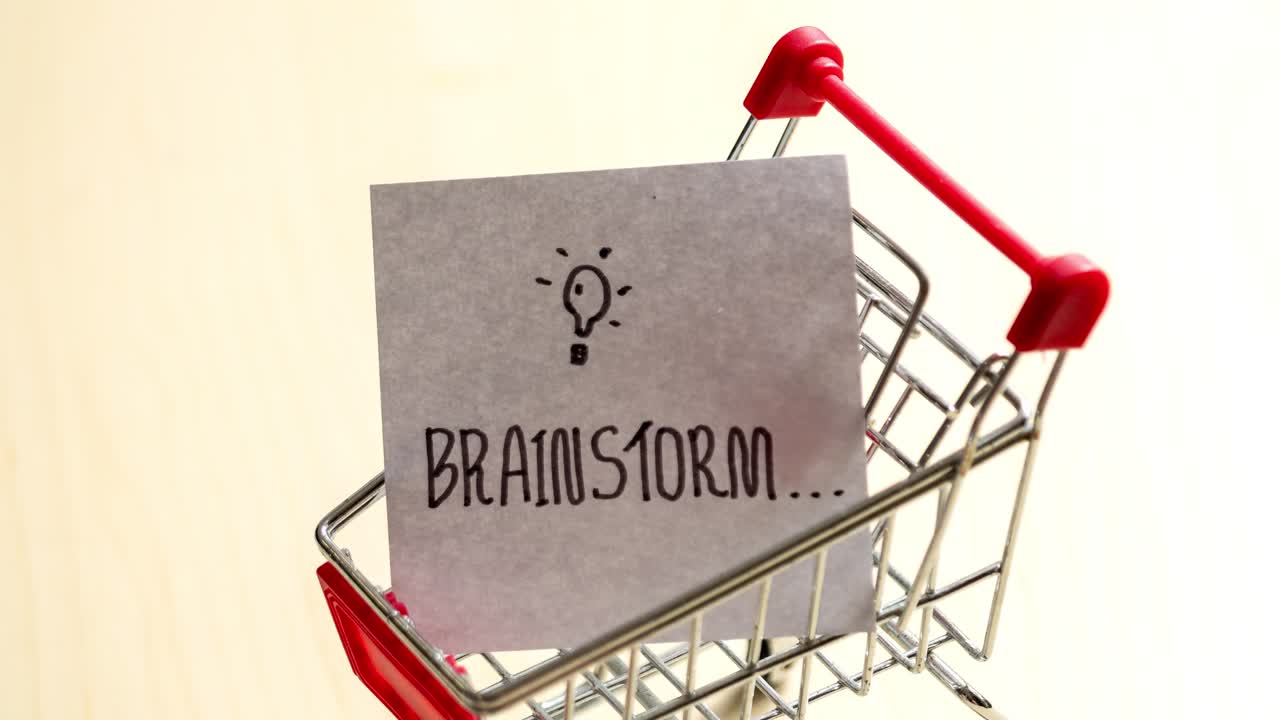 Brainstorming ideas for business growth zooming in strategies office image creative perspective