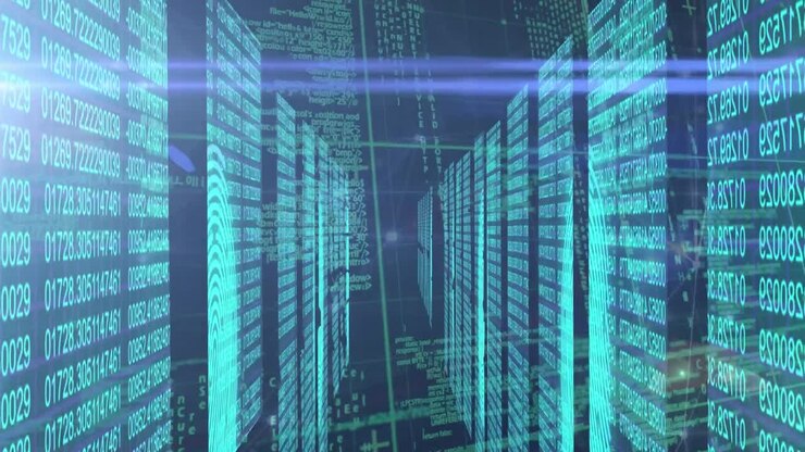 Animation of network of connections over data processing