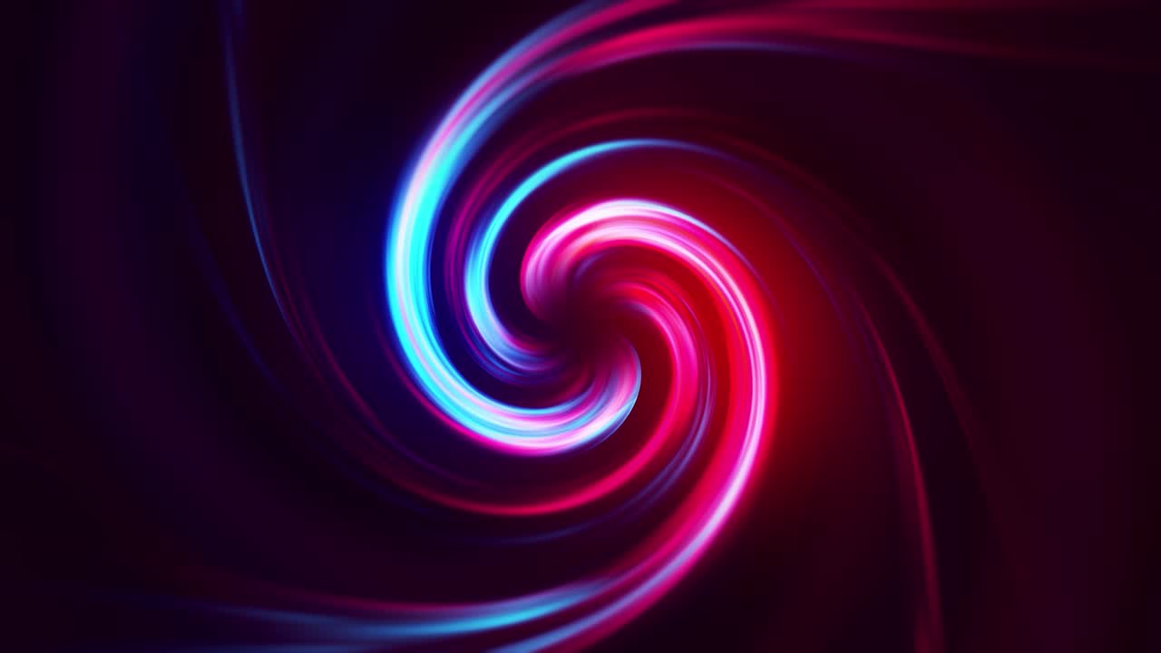 Abstrakt Neon Spiral