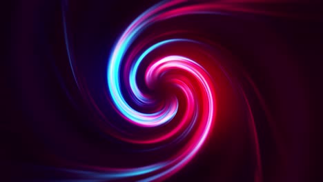 abstract neon spiral