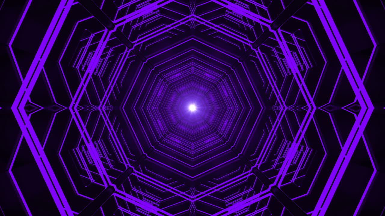 pasillo de fondo abstracto con bucle tecnológico