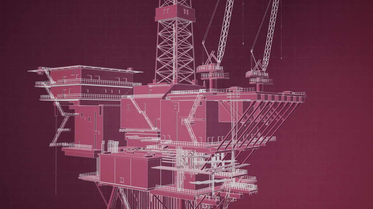 нефтяная и газовая платформа
