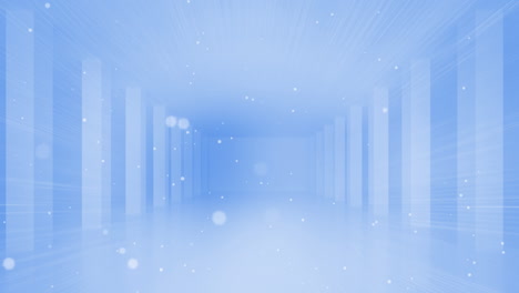 파란색 디지털 배경 위에 움직이는 스의 애니메이션