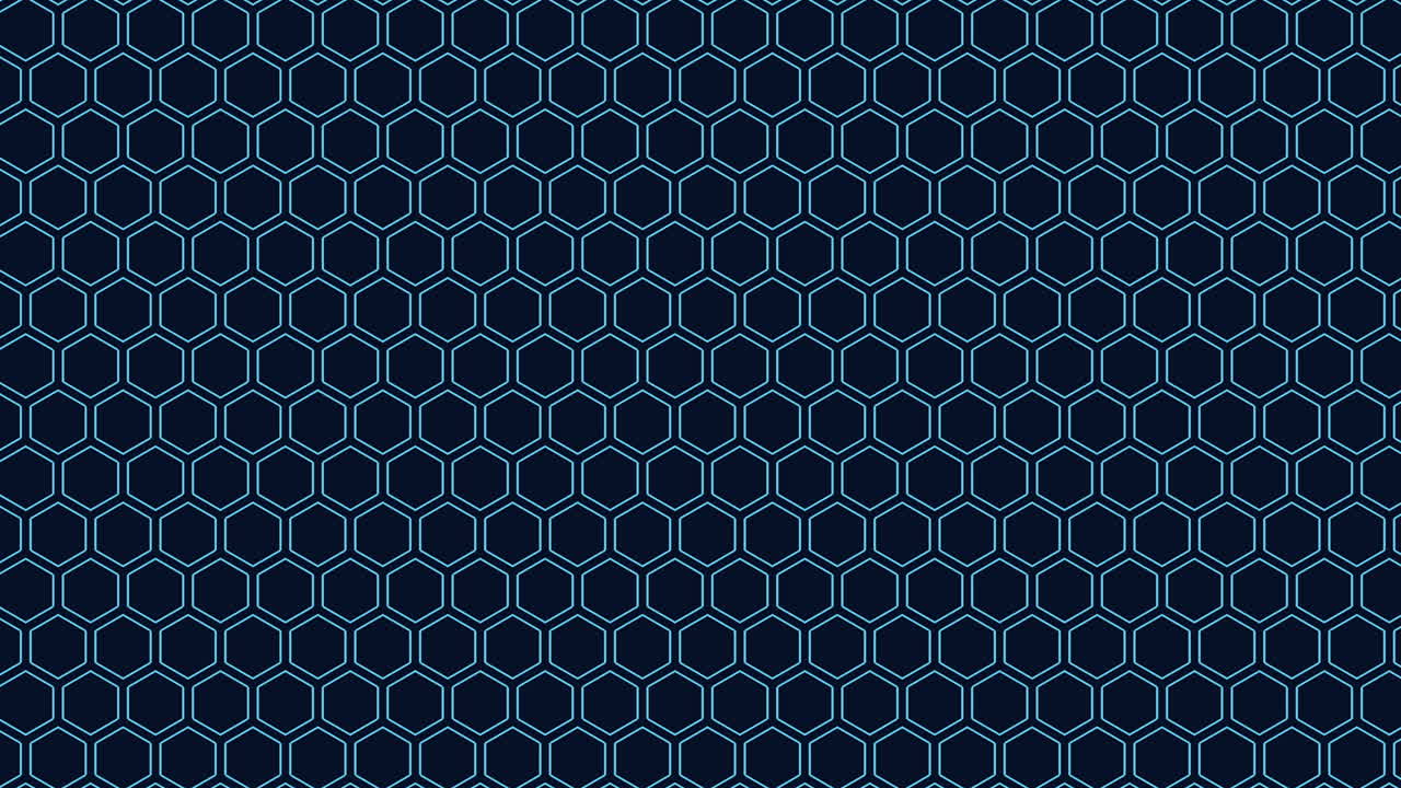 patrón de hexágonos de arco iris con líneas de neón