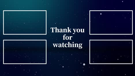 powder snow particles end card ending screen motion graphics