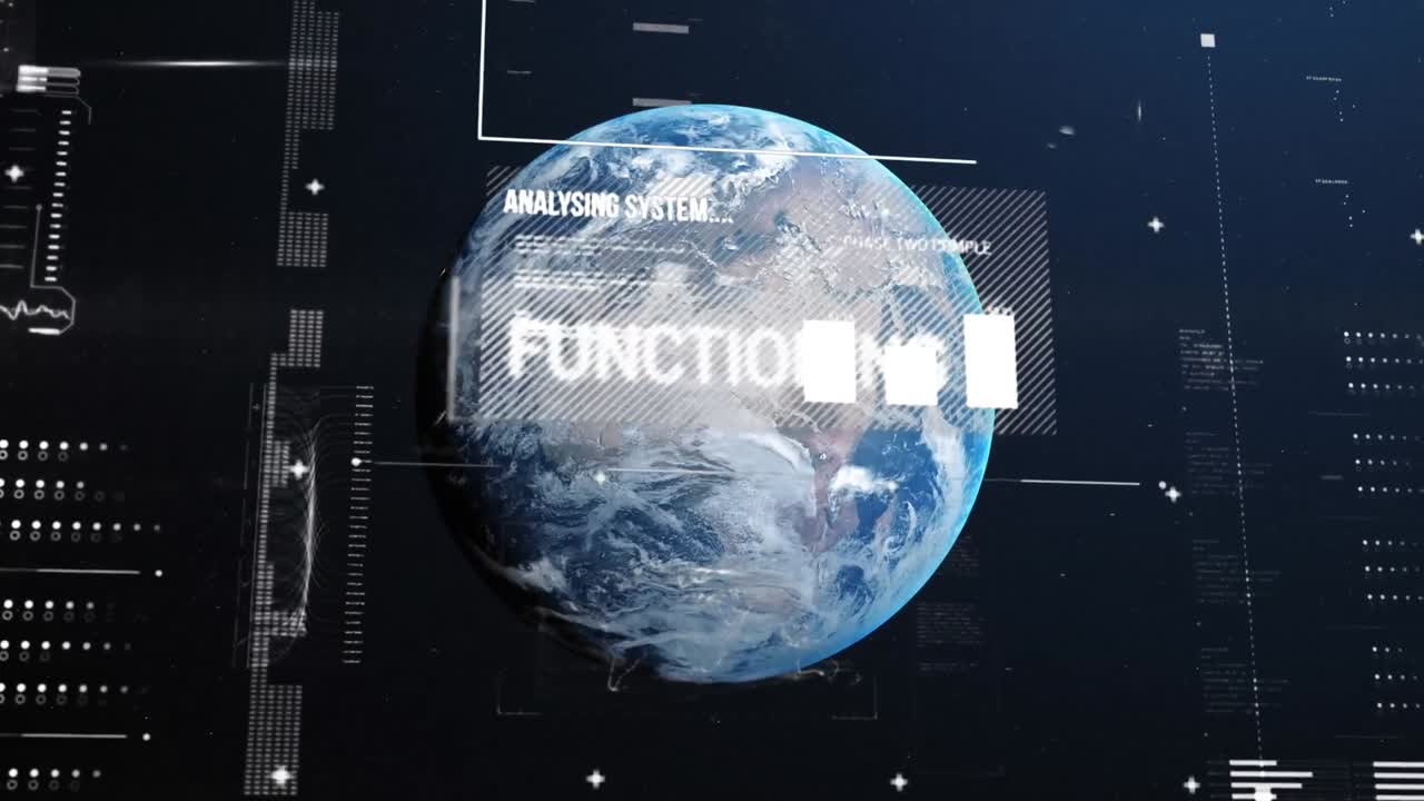 지구상의 스캔과 분석입니다.