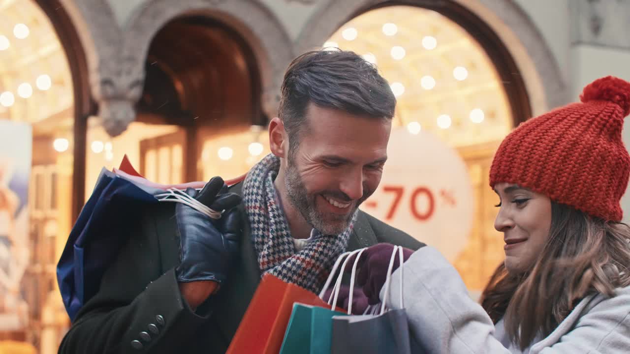 gran satisfacción después de grandes compras