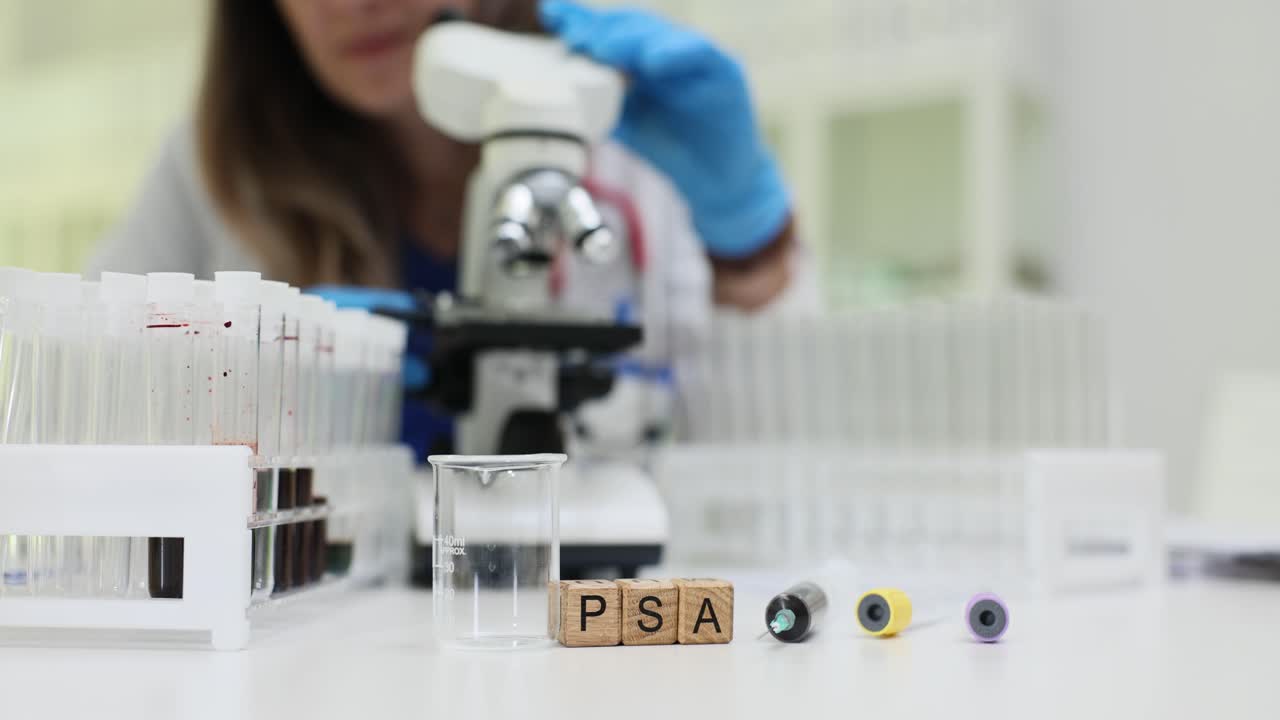 PSA Blood Test in the Lab