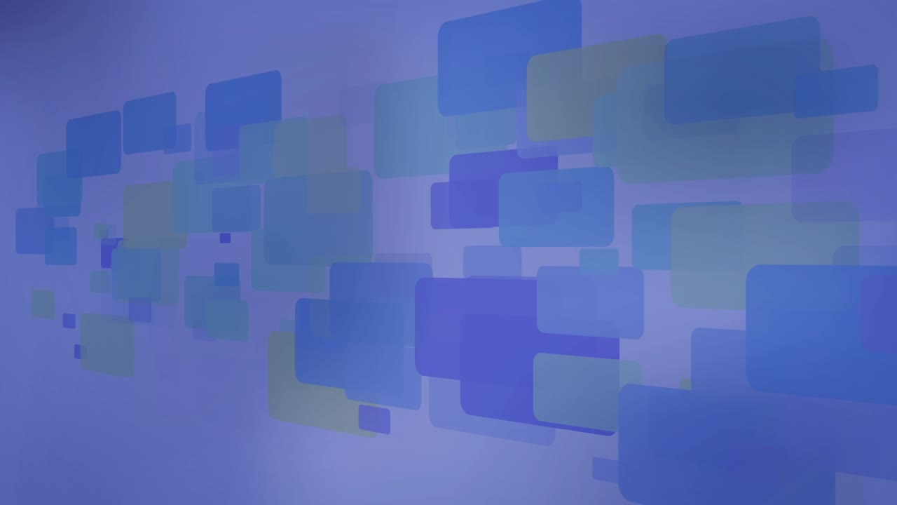 Animation of blue gradient with blue squares in background