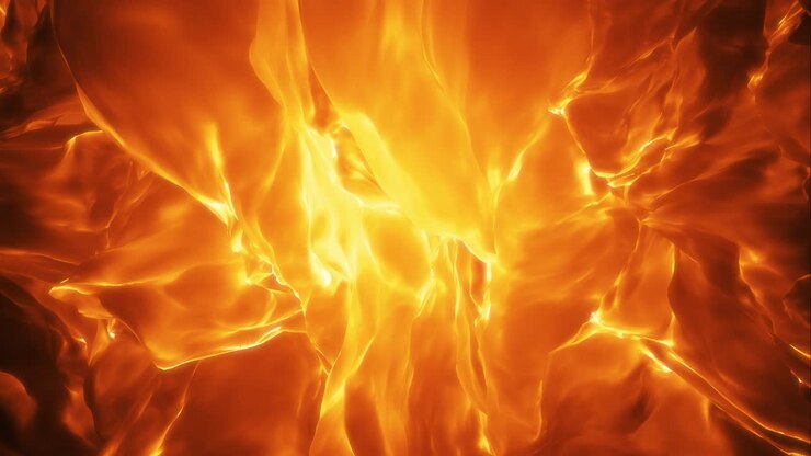 boucle de flamme abstraite élégante