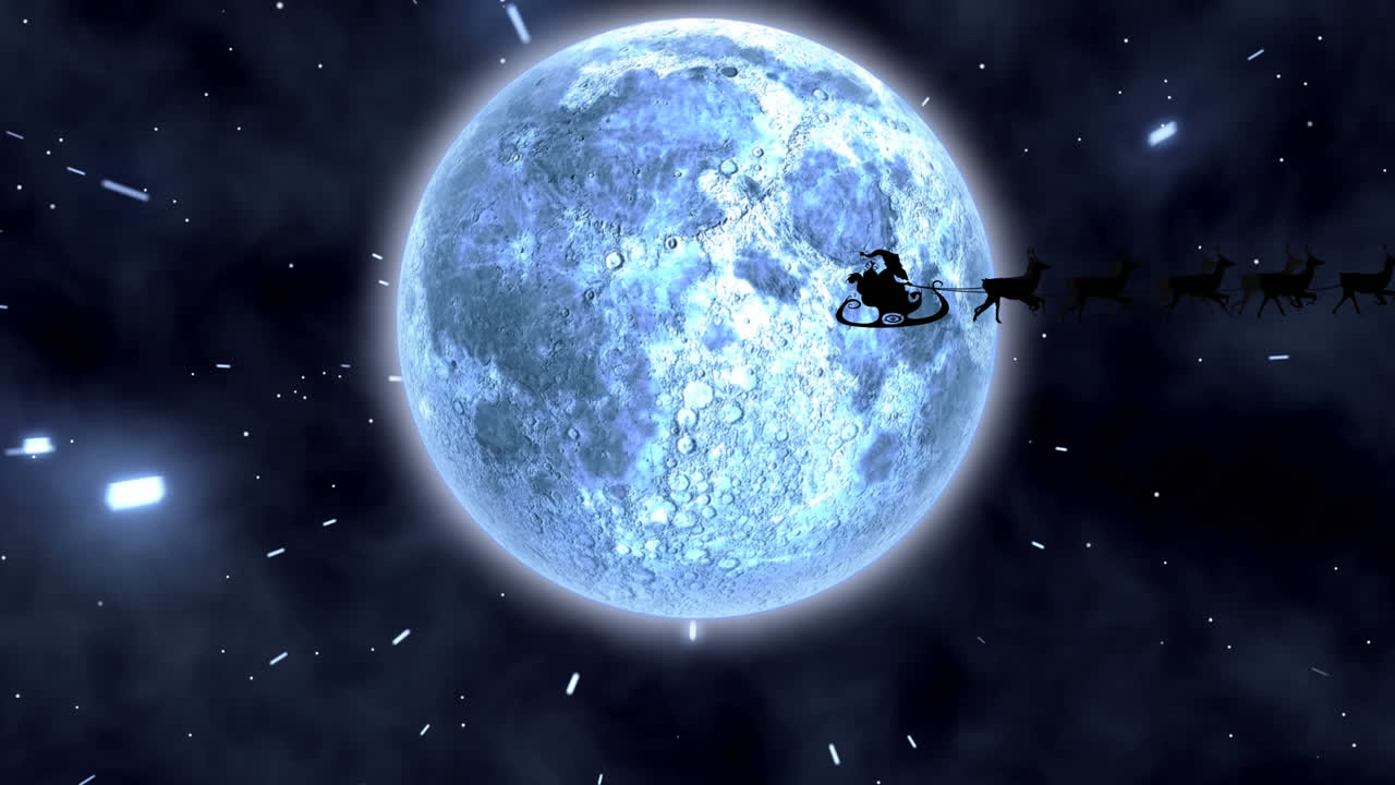 밤에 겨울 풍경