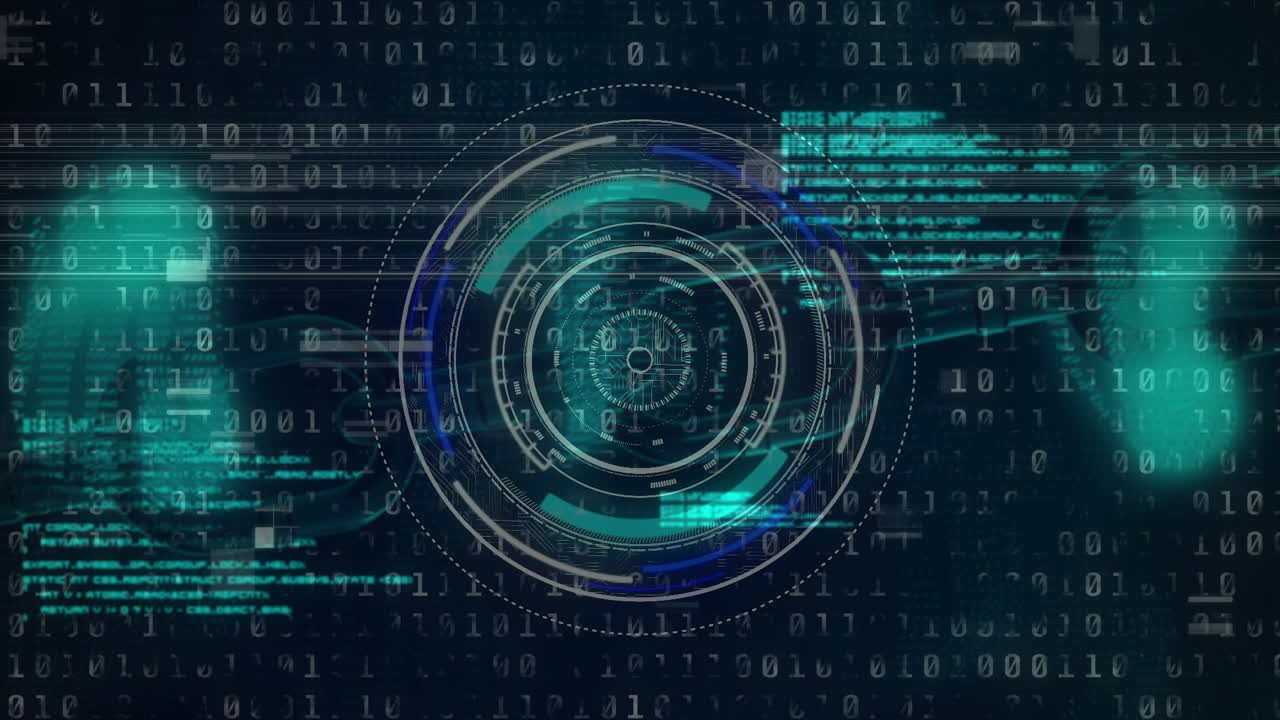 Animation of data processing over scope scanning