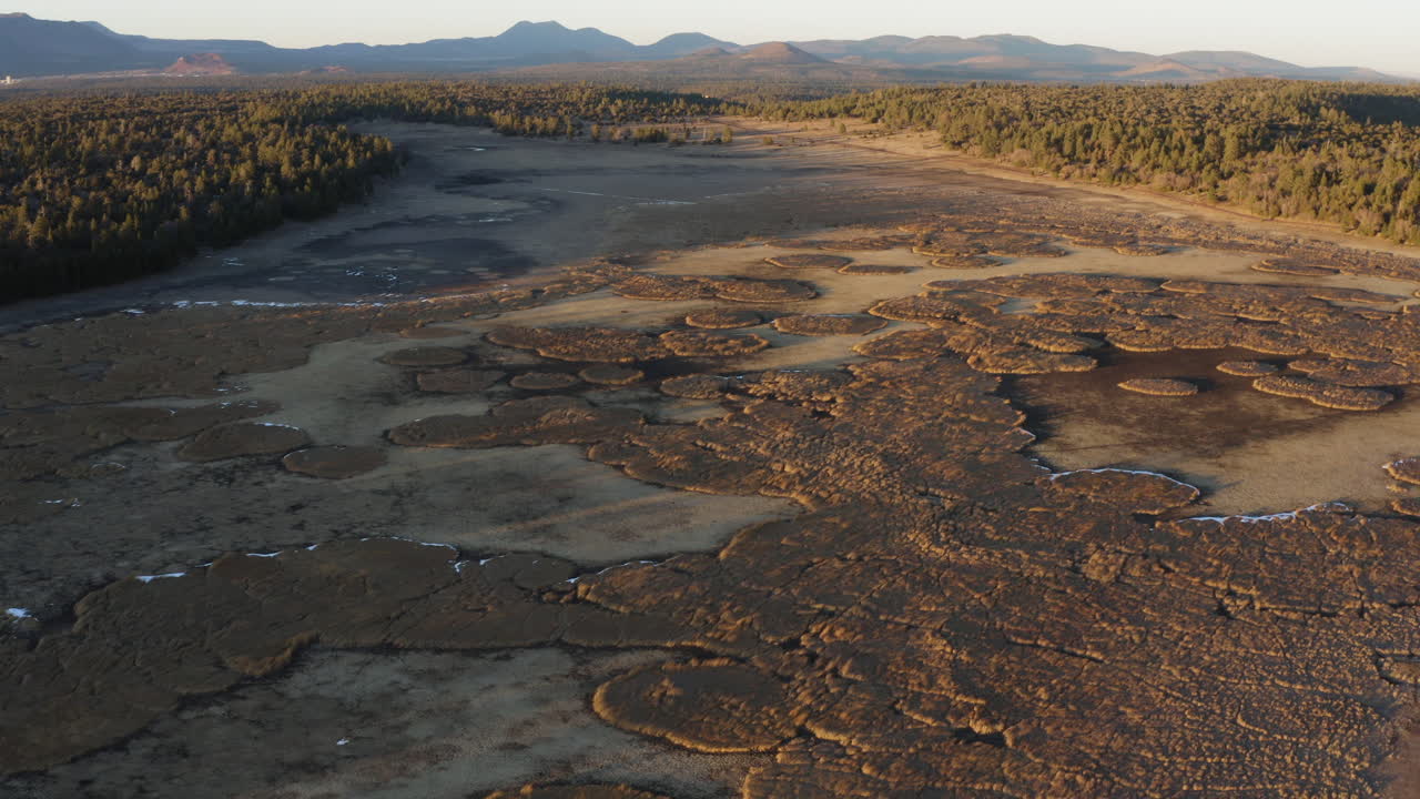 paisaje seco después del calor y la sequía en arizona