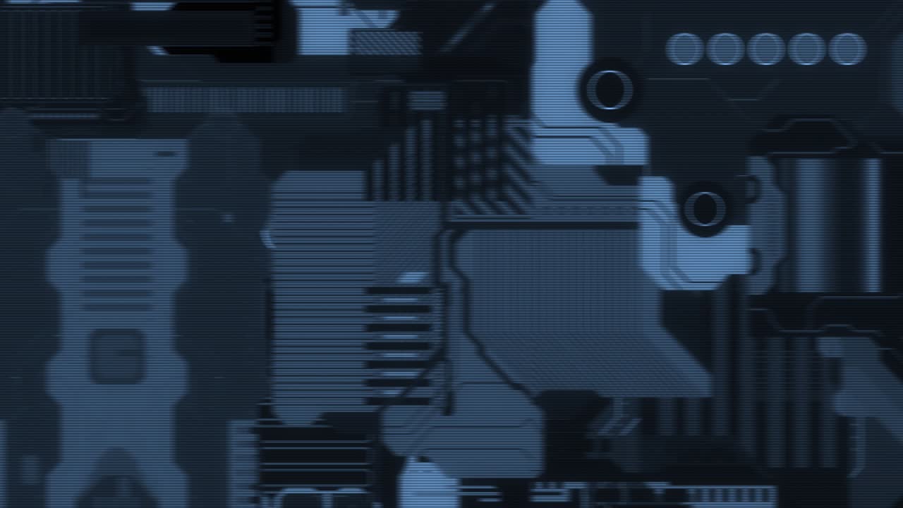 Abstract hi-tech structures background. Seamless looping