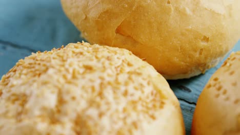 Close-up-of-various-burger-buns