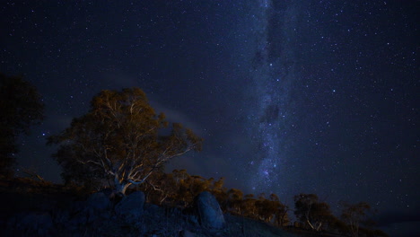 Australia-Hermosa-Impresionante-Vía-Láctea-Cruz-Del-Sur-Noche-Estrella-Senderos-9-Timelapse-Por-Taylor-Brant-Película