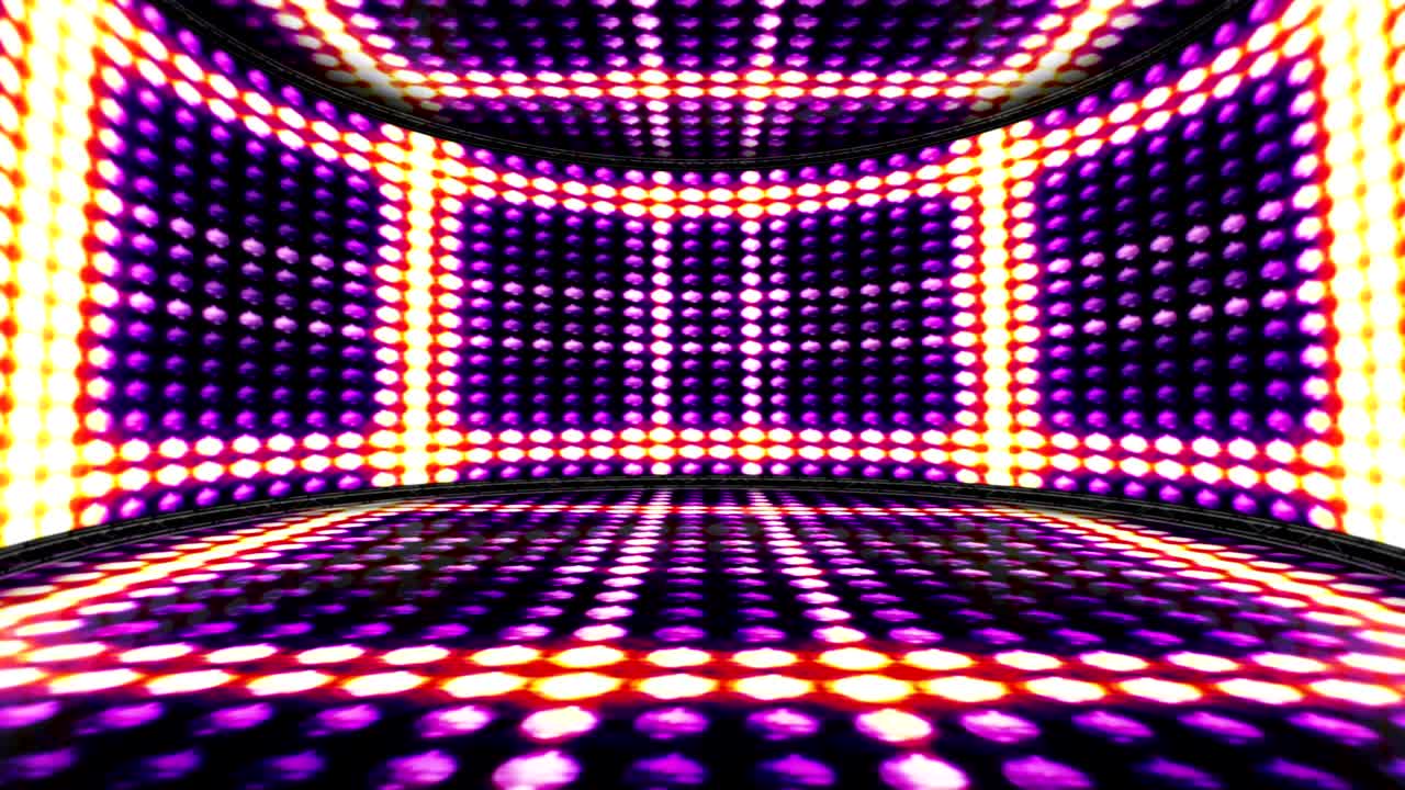 Linjer Pære Lys Rum Animationsbaggrund, Rendering, Loop