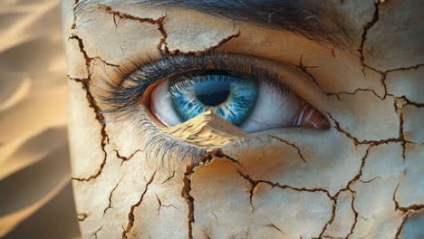 cracked earth eye