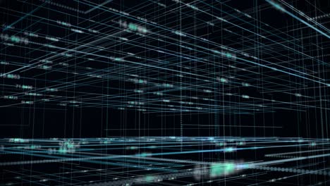 digital cyber city background