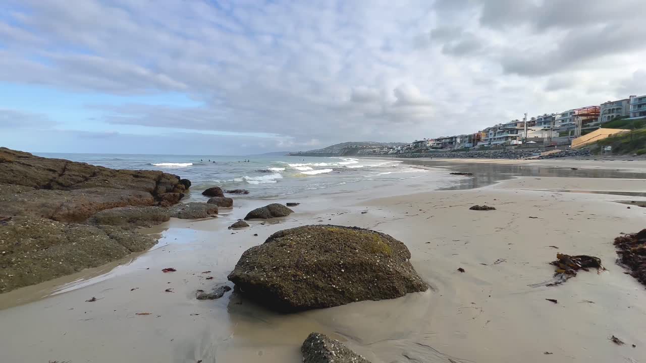un hermoso amanecer en dana point, california