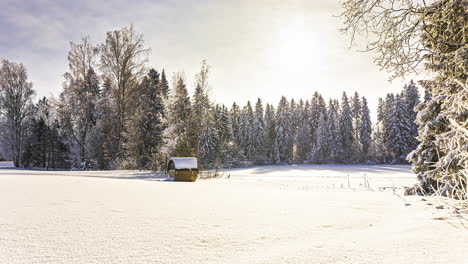 Winterreise-Urlaub-Hintergrund