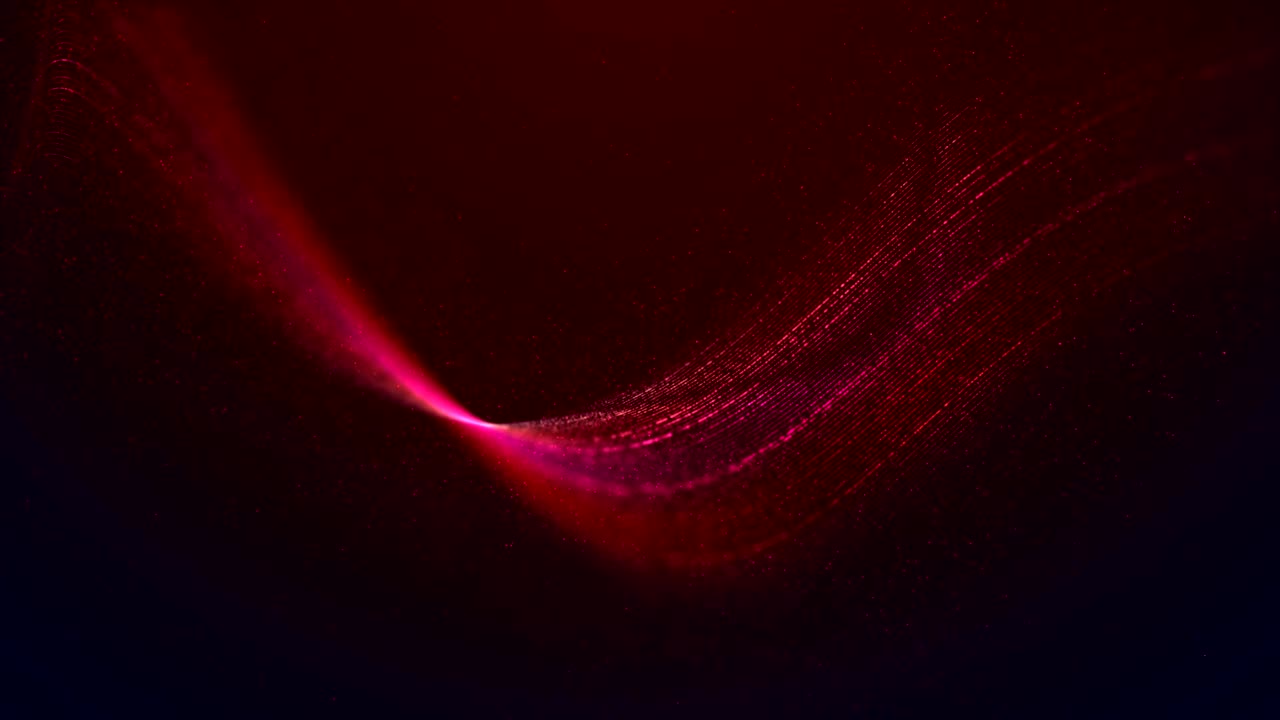 빨간색 추상 곡선 배경 원활한 루프