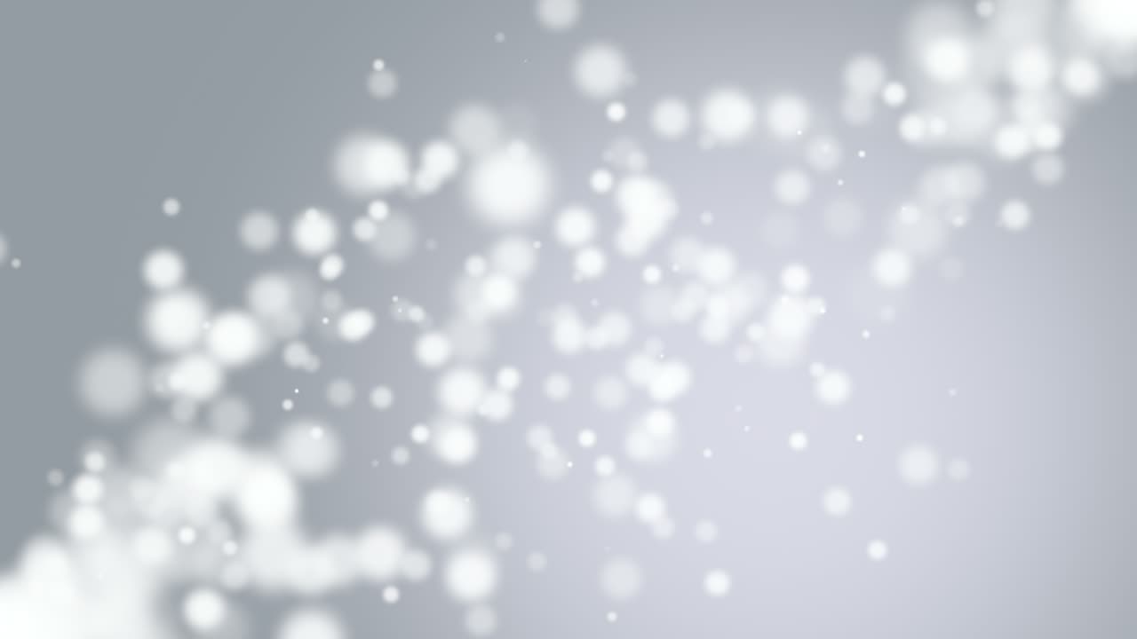 bokeh blanco de mosca y partículas en un fondo brillante