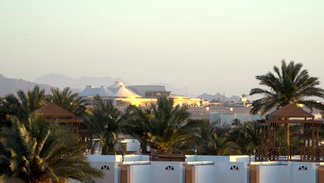 aeropuerto internacional en el paraíso tropical de sharm el-sheikh, egipto
