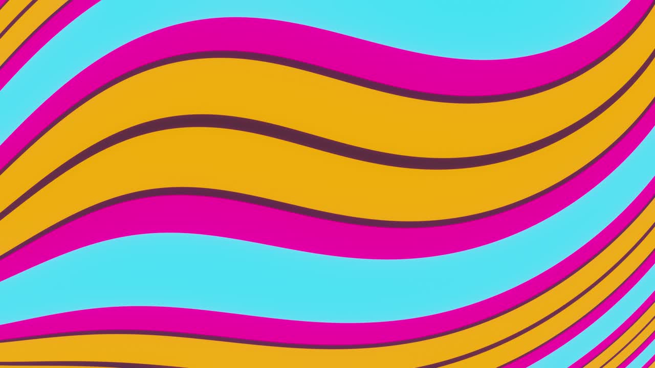 flujo suave de colores de aceite brillantes: amarillo, negro, gris. bucle, vj