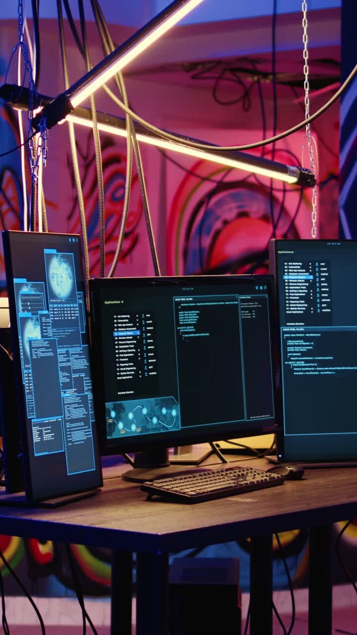 Vertikale videoer: Hackere flygter fra politiet