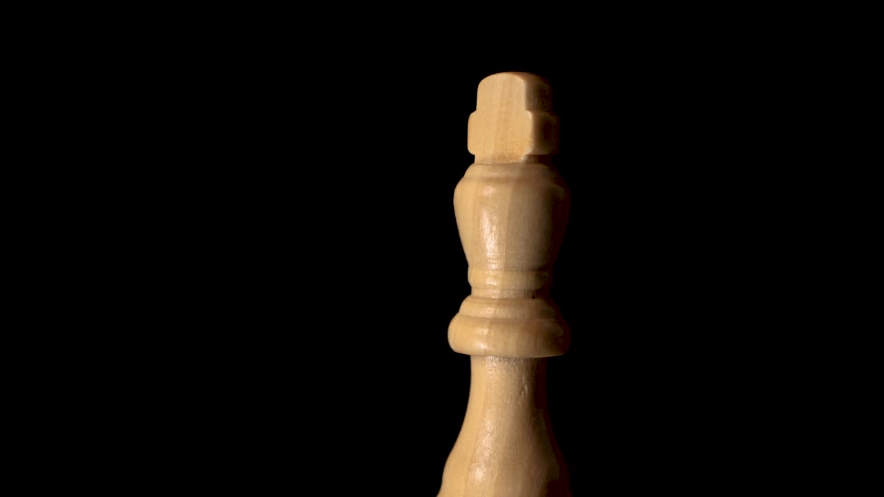 Makro-billede, skak-kongefigur