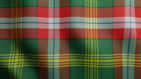 territorios del noroeste tartan geométrico patrón en bucle sin costura. canadá tartan superficie ondulante gráfico de movimiento