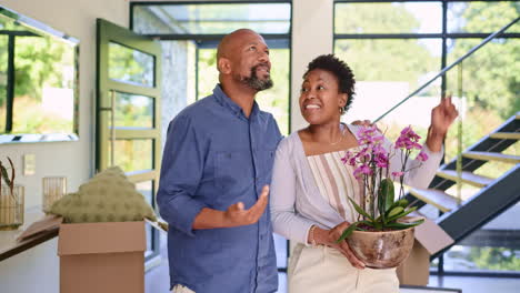 Feliz-Pareja-Negra,-Flores