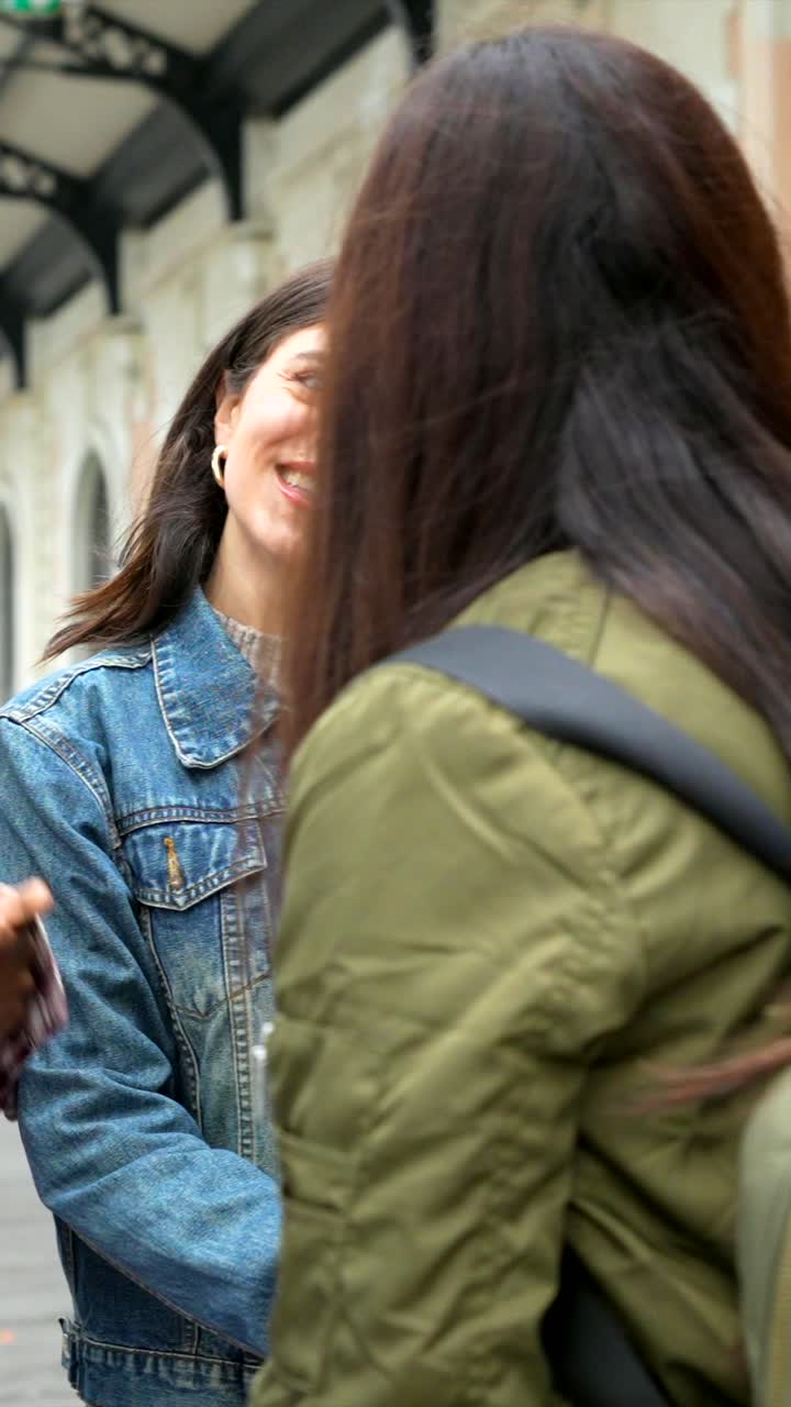 People at a Railway Station