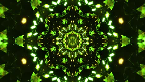 el fondo de movimiento de neón verde vj bucle. animación en bucle infinito.