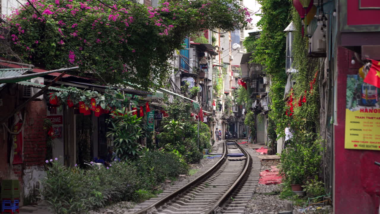 Popular traditional tourist city railway attraction