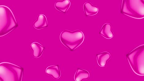patrón de corazón rosado