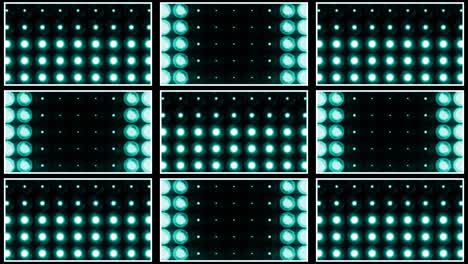 patrón de luces de escenario azulado