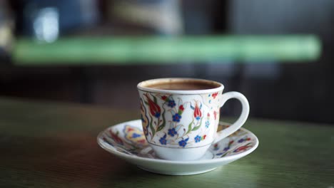 turkish coffee in a traditional cup