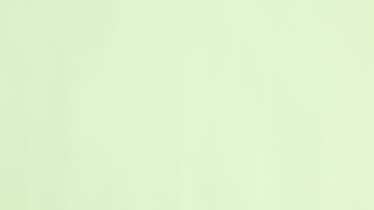 Wooden colorful sticks appear and making hello word on pastel green background. Stop motion flat lay