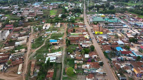 Asentamientos-Rurales-De-áfrica,-Casas-Rurales-De-Kenia,-Granjas-De-Agricultura-Verde,-Asentamientos-Pobres-De-áfrica,-Casas-Rurales-De-Kenia