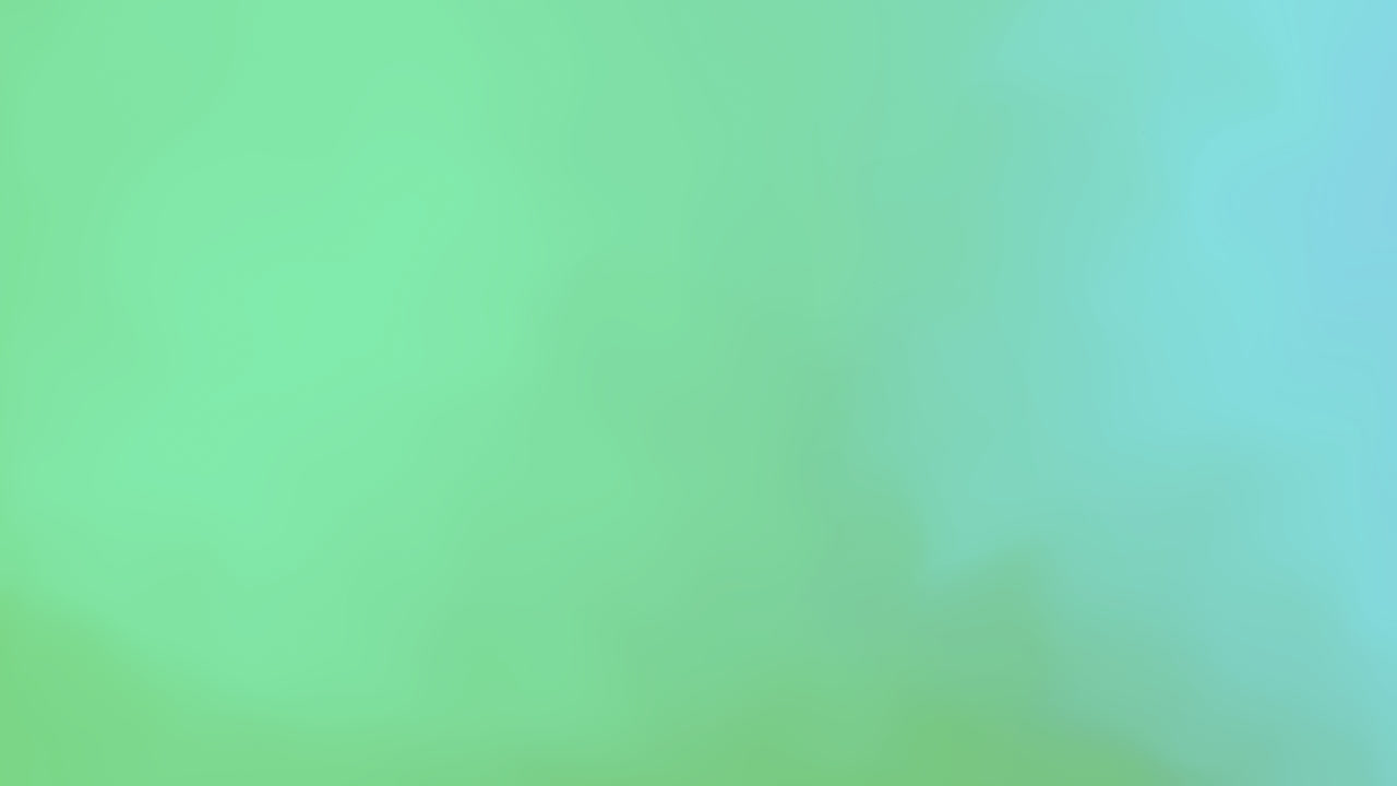 모션 4에서 녹색, 파란색 및 밝은 파란색 그라데이션 배경