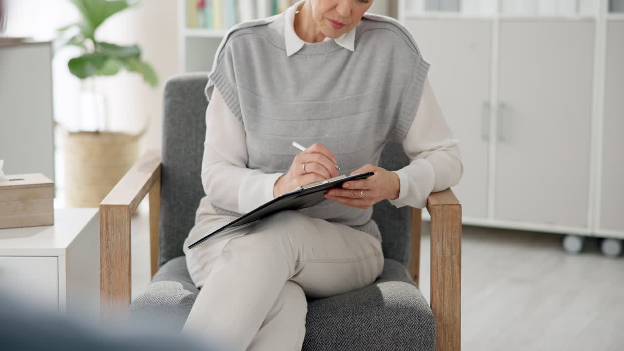Woman in therapy session