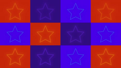 Retro-stars-pattern-with-neon-colorful