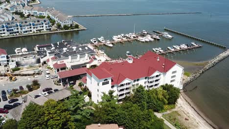 chesapeake beach in same name bay, maryland usa