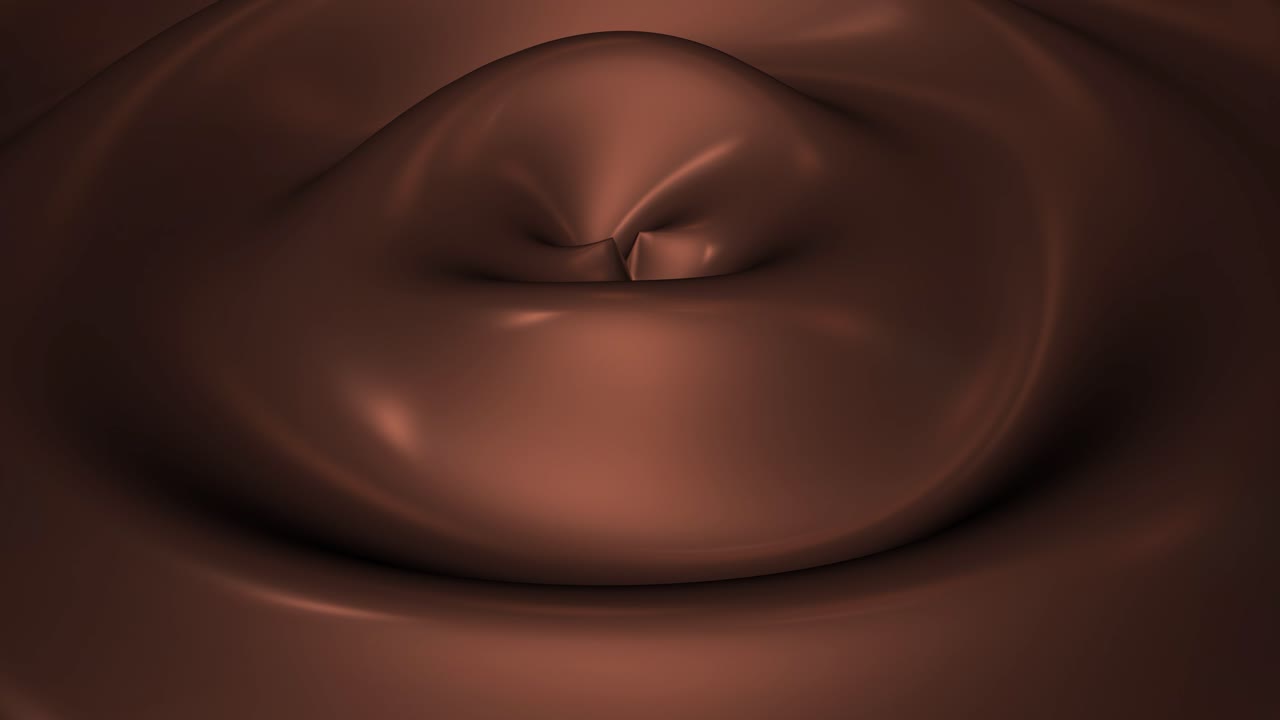 textura de chocolate derretido